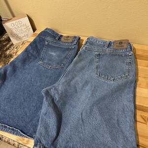 Bundle of 2 Wrangler Authentic Denim Jorts, Men's Relaxed Fit - 40